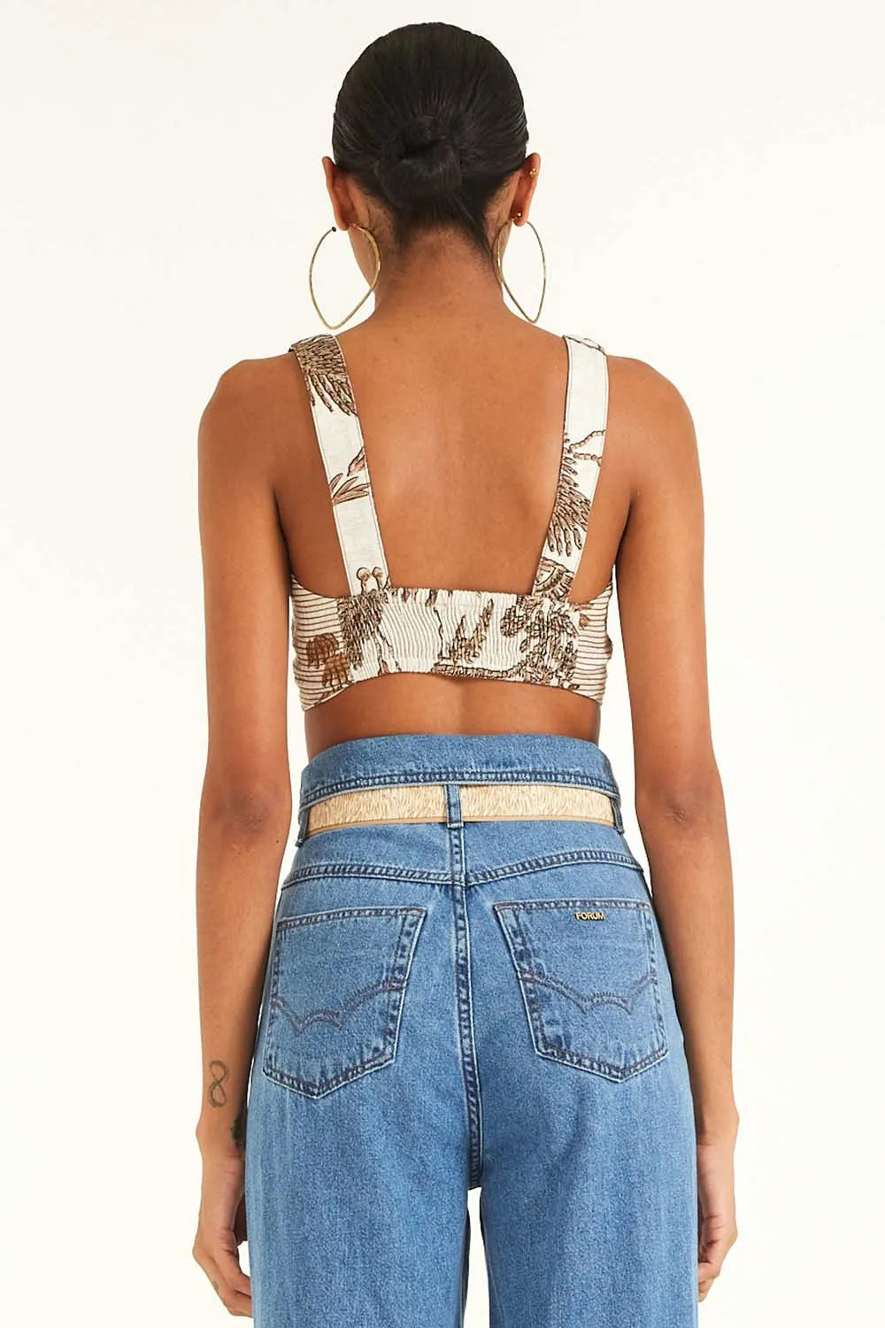 TOP LINHO ESTAMPADO FORUM