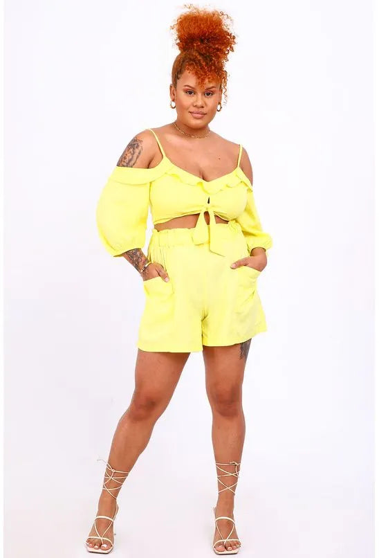 SHORT CLOCHARD COM BOLSO MERCATTO