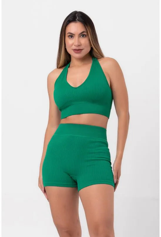 TOP FITNESS PULSE DECOTE V VERDE BABADOTOP