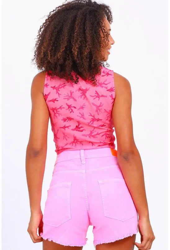 CROPPED AMARRACÃO ALGAS MINI ALL IS LOVE