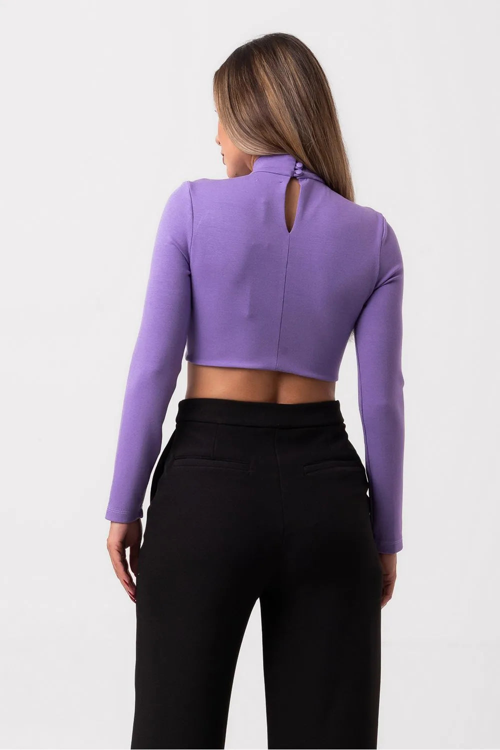 BLUSA MANGA LONGA ROXA LABRAVA