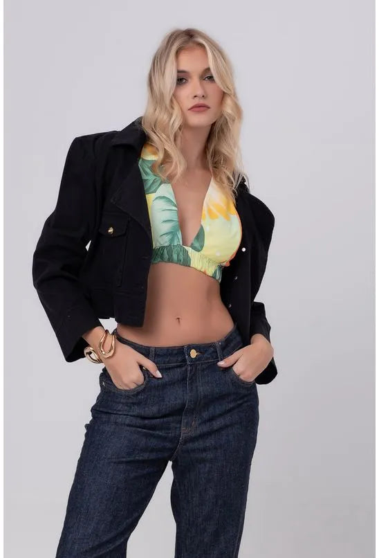 TOP CROPPED FLOR DE COCO PEQUIÁ
