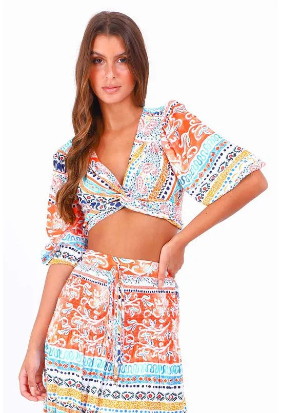 BLUSA CROPPED SONHO ÉTNICO PEQUIÁ