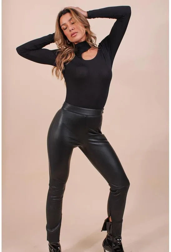 CALÇA DE COURO SKINNY JEANSLOSOPHY