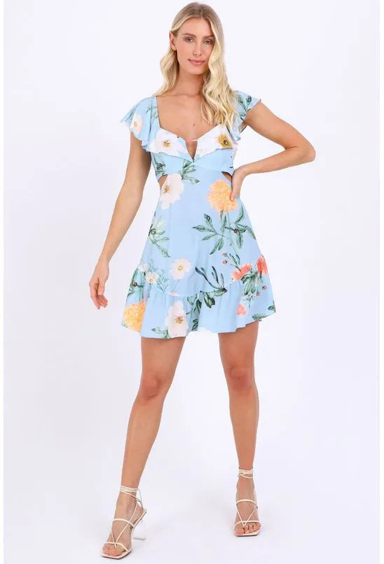 VESTIDO CURTO ROMANTIZAR PEQUIÁ