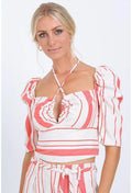 BLUSA LINHO LISTRADA FORUM