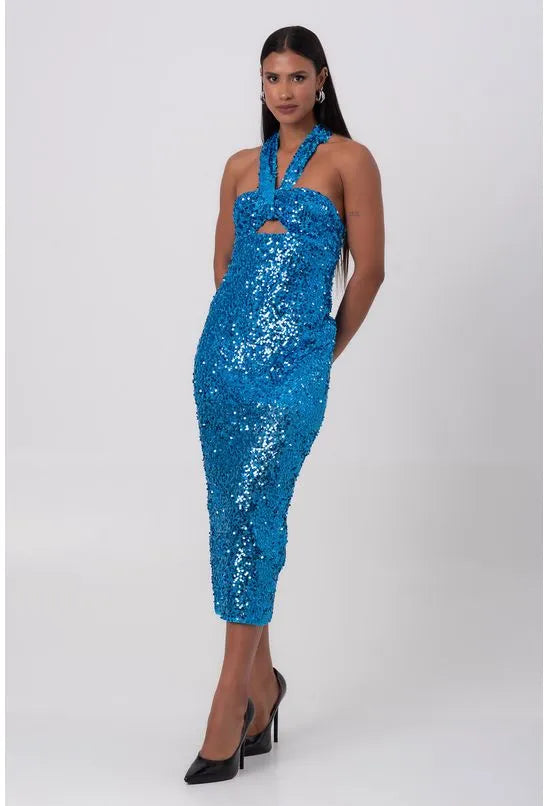 VESTIDO PAETÊ COLCCI