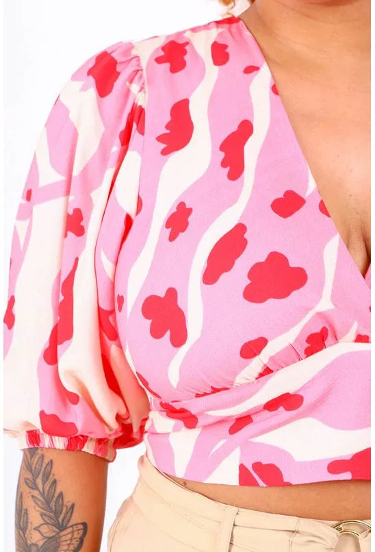 BLUSA CROPPED ALGAS ALL IS LOVE