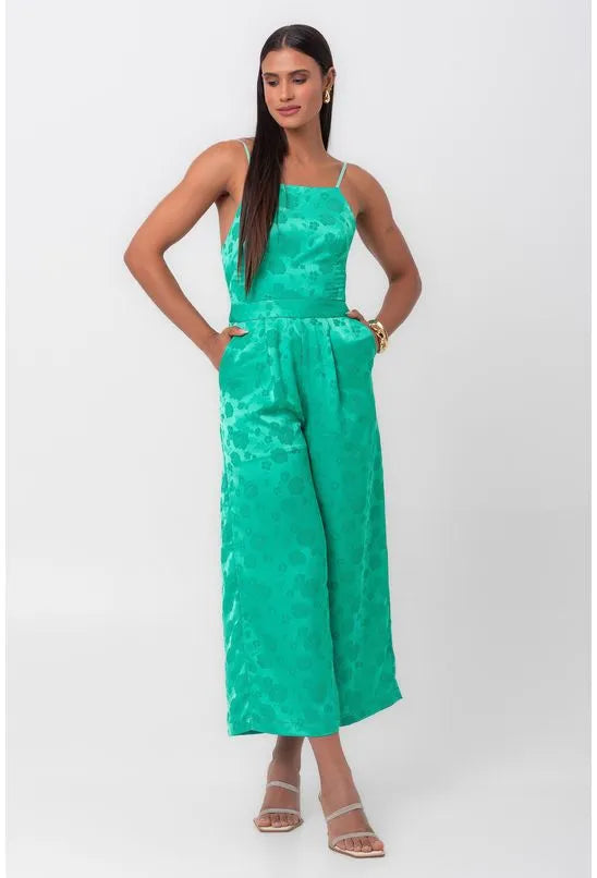 MACACÃO JACQUARD PANTACOURT CAMPO BELO VERDE PEQUIÁ