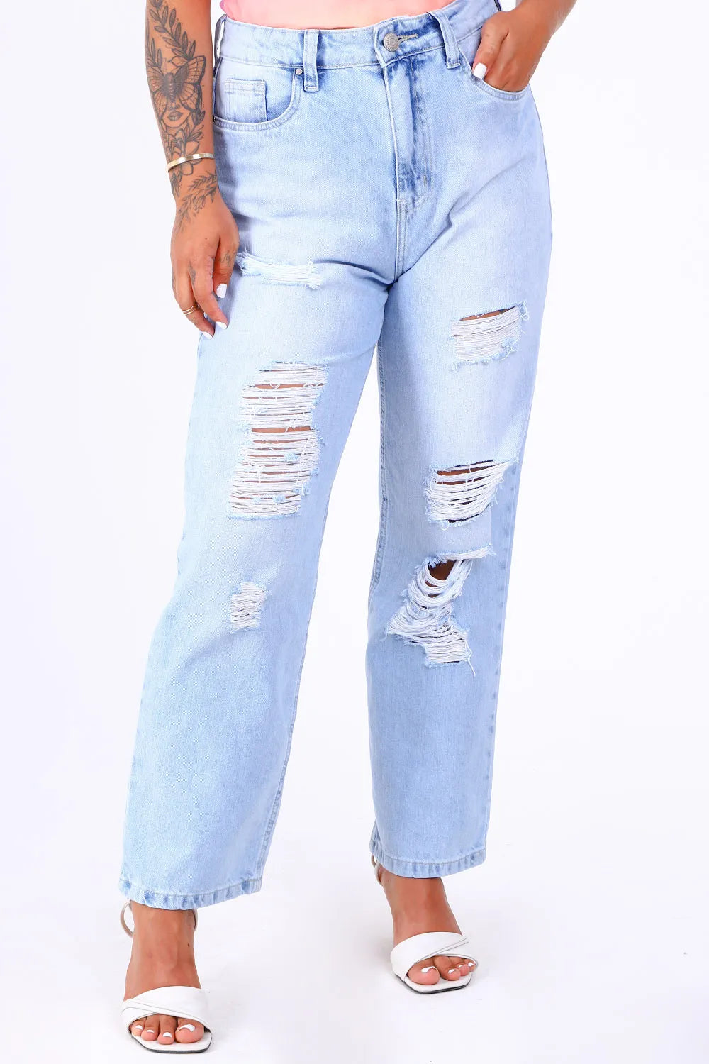 CALÇA BOYFRIEND DESTROYED ALL IS LOVE