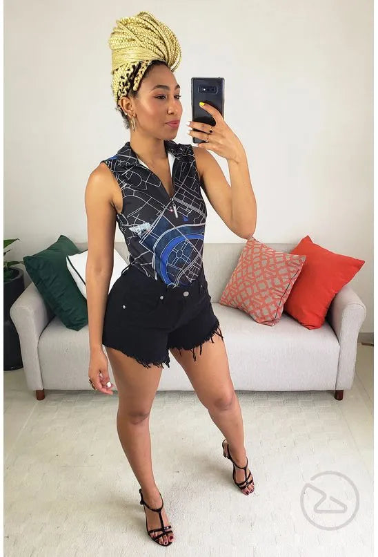 BODY MYFT GOLA ALTA STATION - PRETO