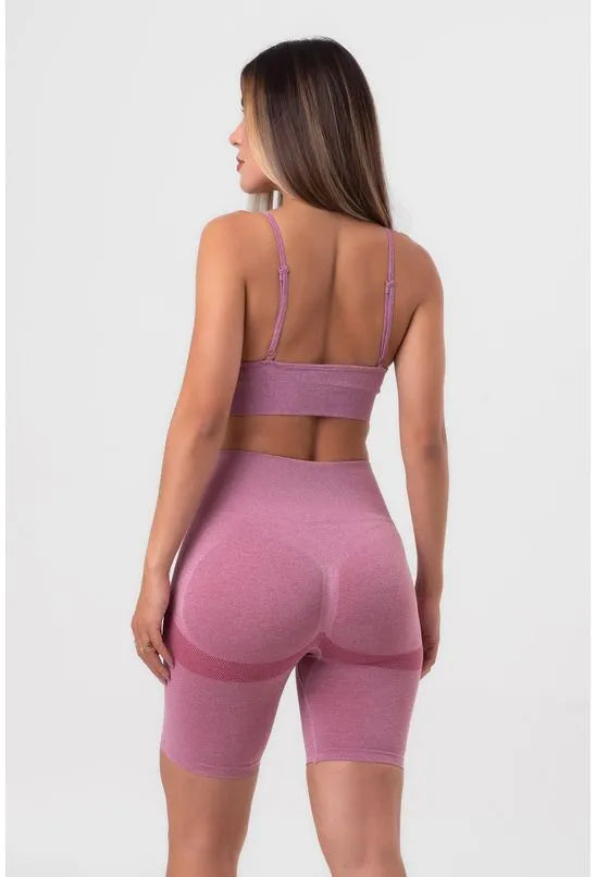 TOP FITNESS MESCLA ALÇA FINA VINHO BABADOTOP