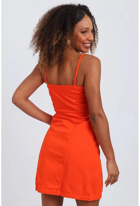 VESTIDO CURTO COM BOTÕES MERCATTO