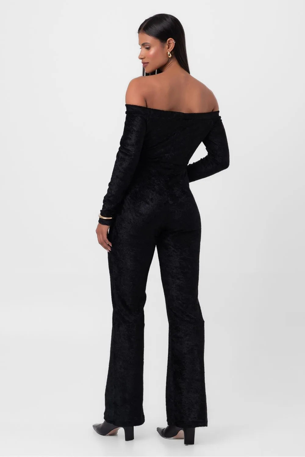 MACACÃO CAMURÇA OMBRO A OMBRO PRETO LABRAVA