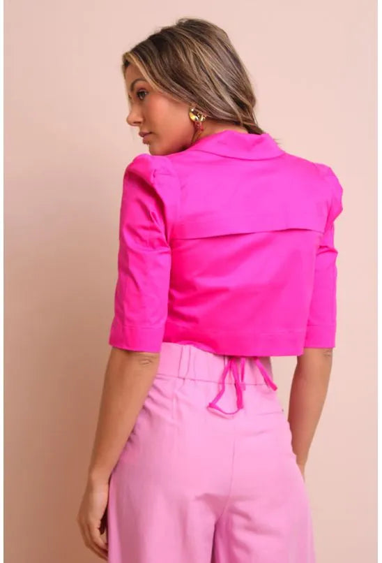 BLAZER OPEN - ROSA