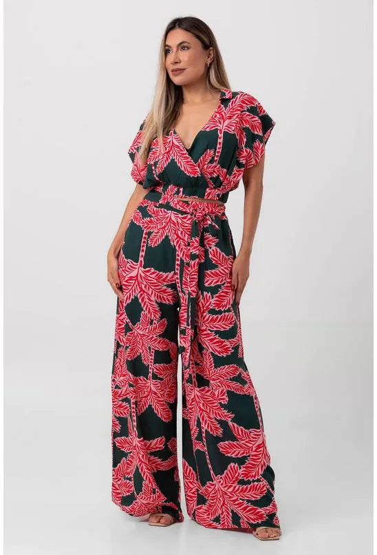 BLUSA TRANSPASSADA BRILHO DA SELVA PEQUIÁ