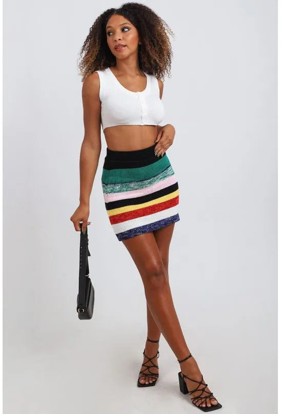 SAIA DE TRICOT FIOS ANIMALE