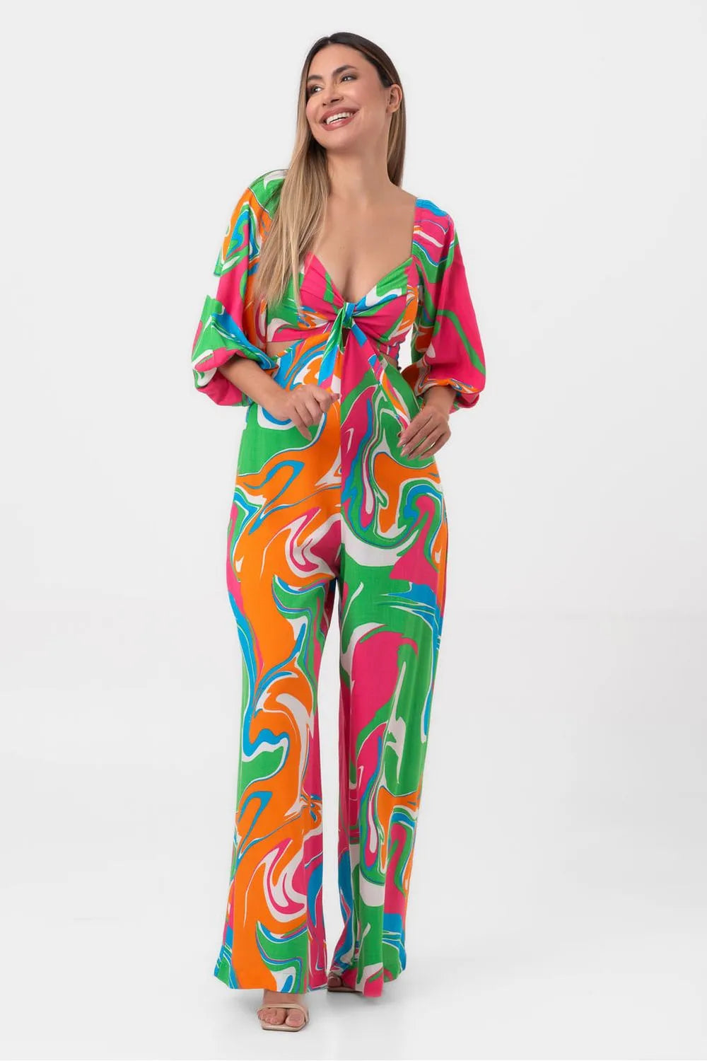 MACACÃO PANTALONA CINESIA POP PEQUIÁ