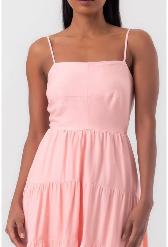 VESTIDO CURTO MULLET ROSA PEQUIÁ