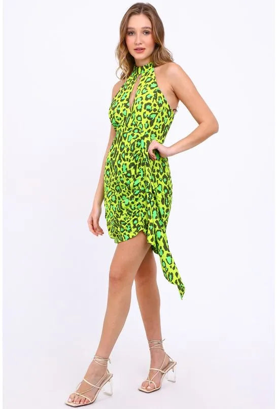 VESTIDO CURTO ONÇA ALL IS LOVE