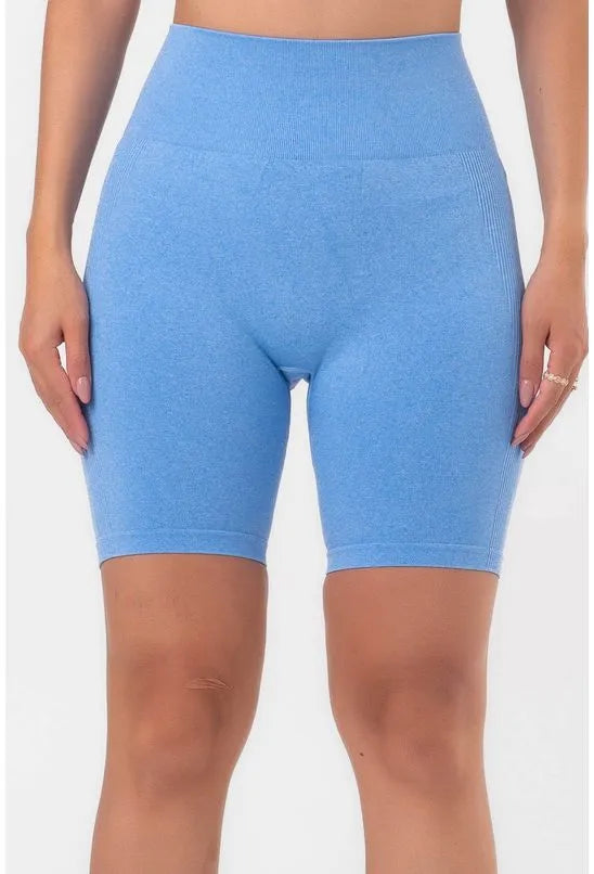 SHORT FITNESS ACTIVE MAX CURVAS AZUL BABADOTOP