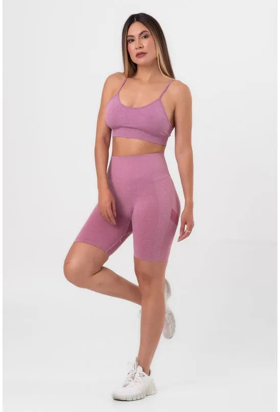 TOP FITNESS MESCLA ALÇA FINA VINHO BABADOTOP