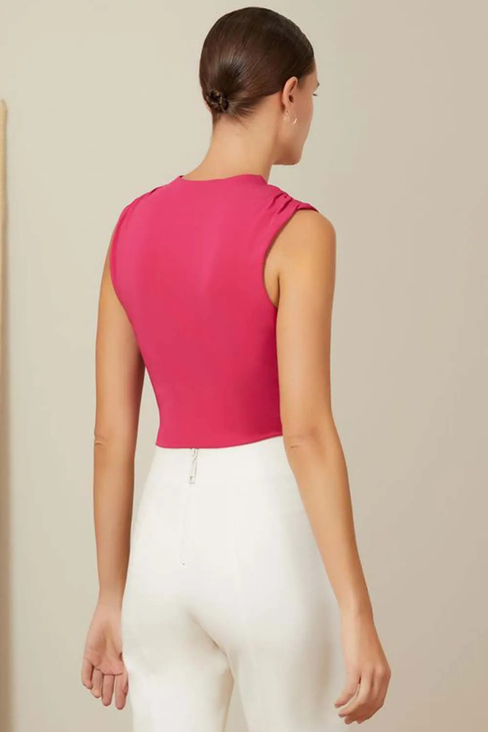 CROPPED DETALHE ARGOLA JERSEY ROSA ANIMALE