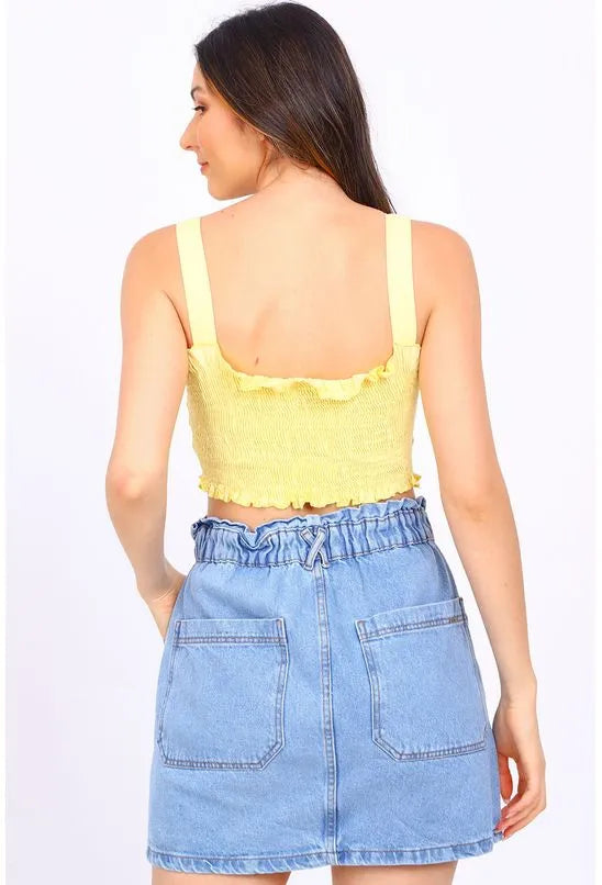 BLUSA CURTA DE ALÇA MYFT