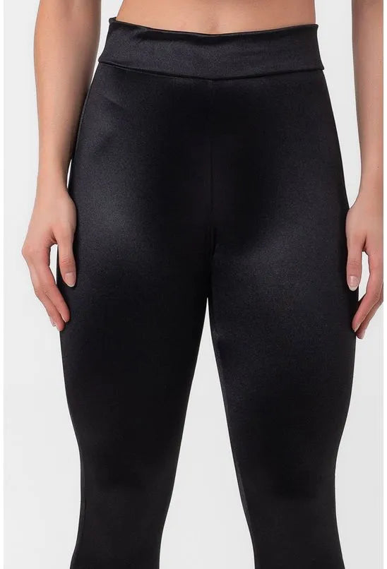 CALÇA SATIN FUSÔ PRETA LABRAVA