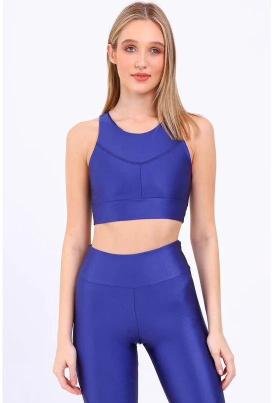 TOP MALHA LISA PESPONTADO MERCATTO