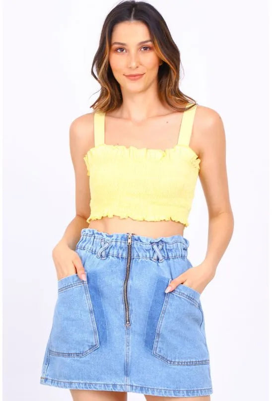BLUSA CURTA DE ALÇA MYFT