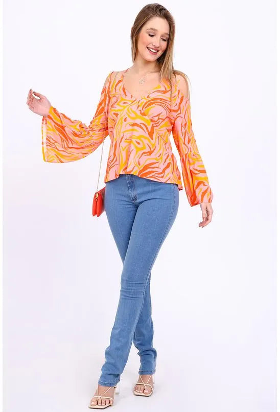 BLUSA AMPLA LISTRAS ALL IS LOVE