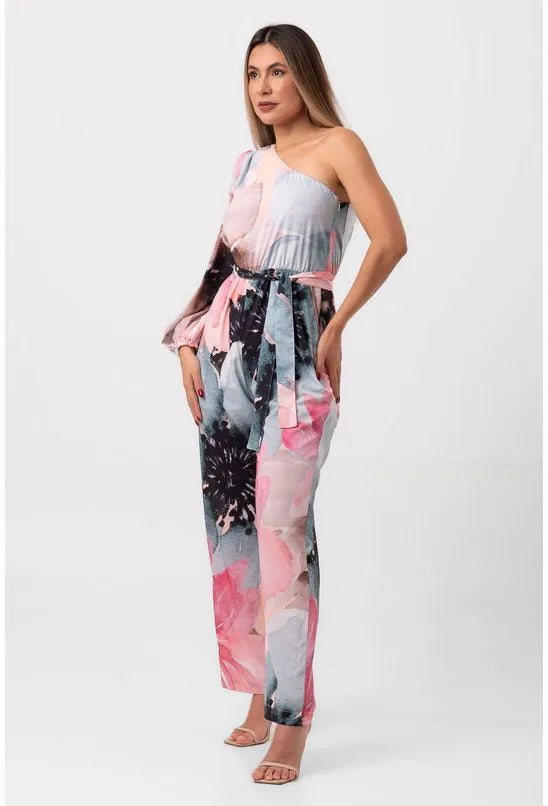 MACACÃO MANGA ÚNICA LONGA AQUARELA ILUSTRE PEQUIÁ