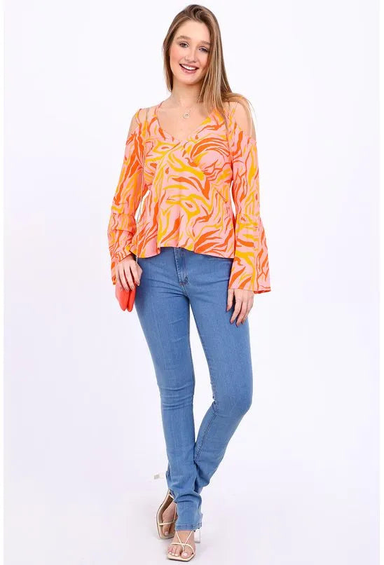 BLUSA AMPLA LISTRAS ALL IS LOVE