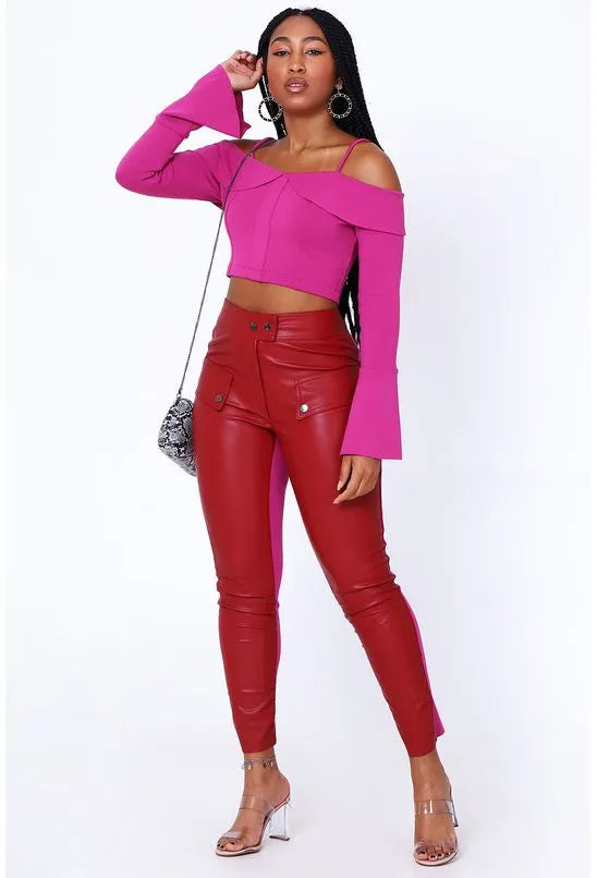 CROPPED MANGA LONGA ALL IS LOVE - ROSA