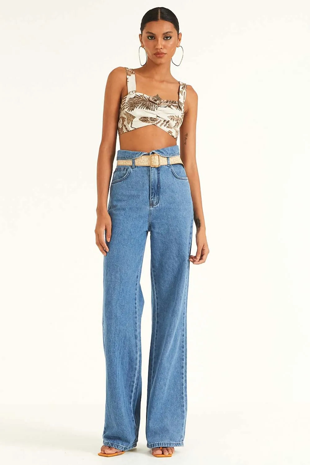 TOP LINHO ESTAMPADO FORUM