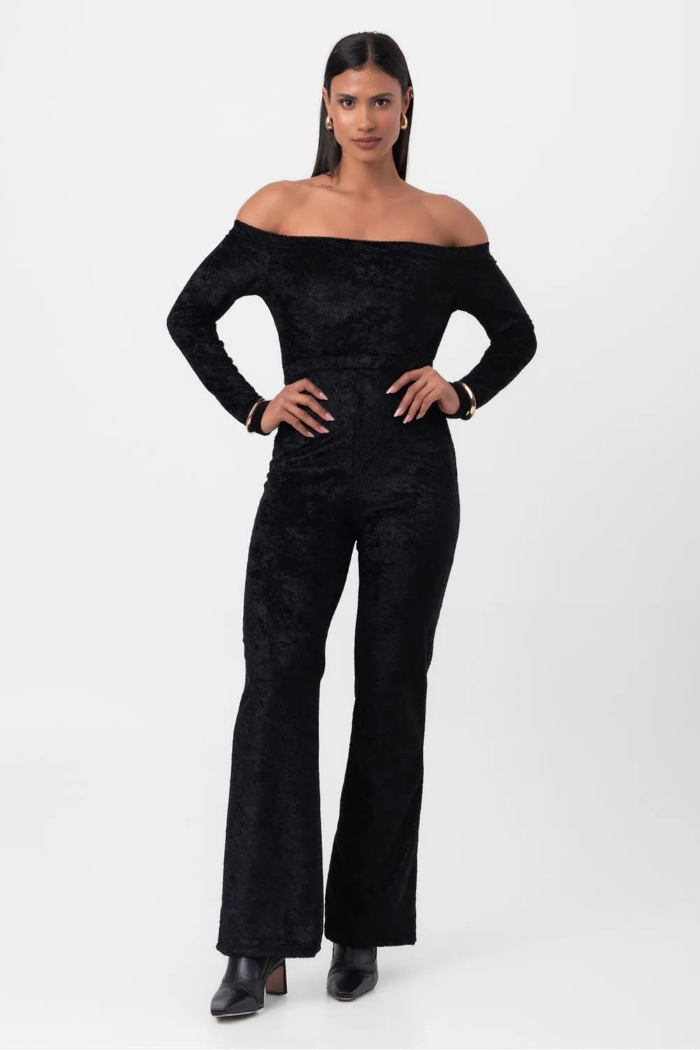 MACACÃO CAMURÇA OMBRO A OMBRO PRETO LABRAVA