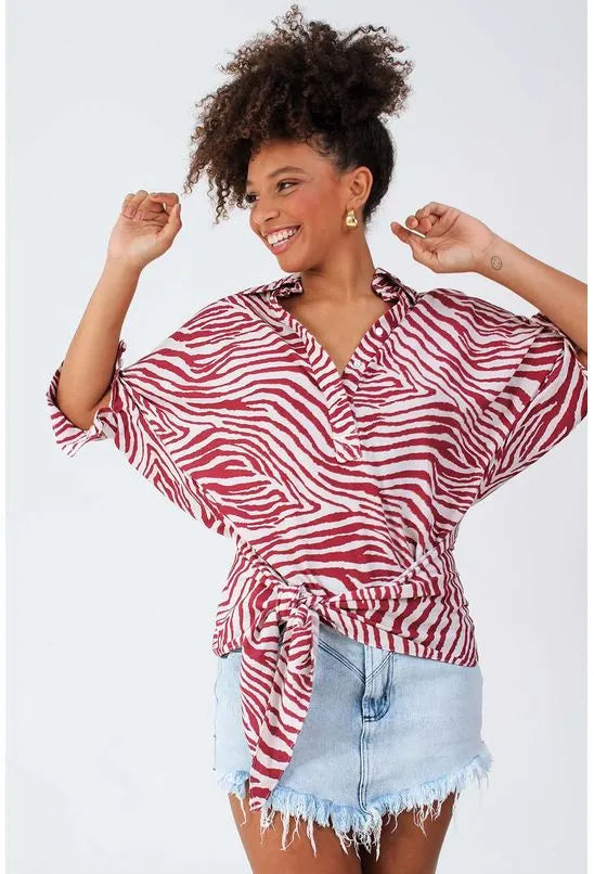 CAMISA AMARRAÇÃO TIGRE ALL IS LOVE