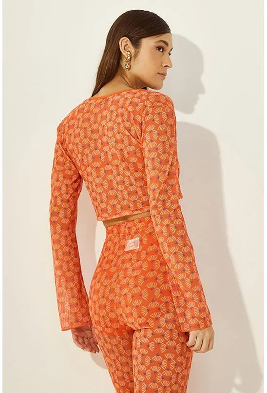 BLUSA TULE ESTAMPADO COLCCI