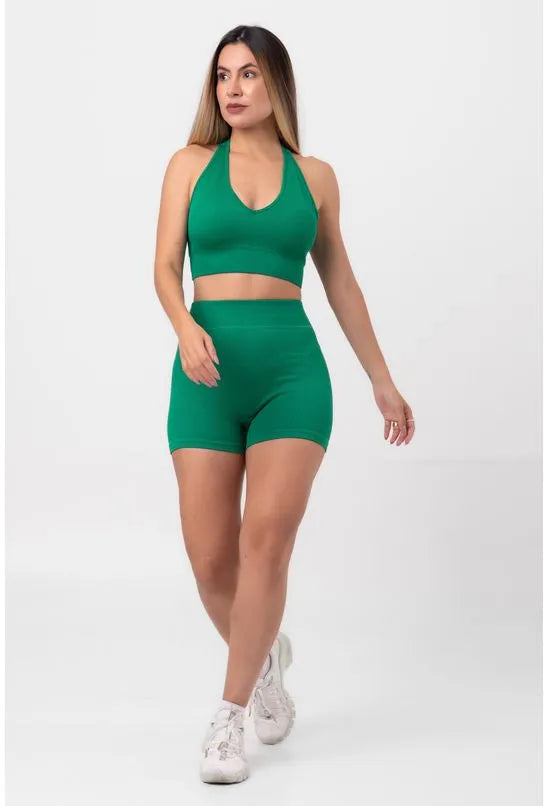 TOP FITNESS PULSE DECOTE V VERDE BABADOTOP