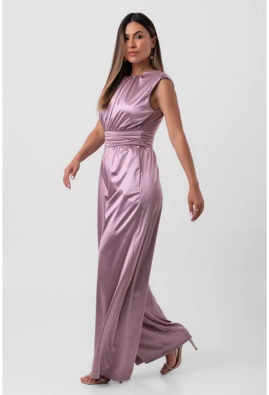 MACACÃO SATIN MUSCLE TEE ROXO LABRAVA