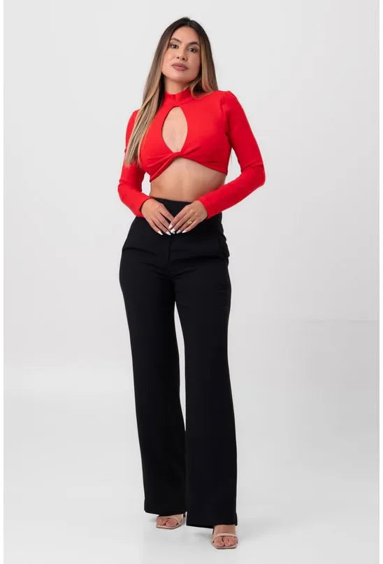 BLUSA MANGA LONGA VERMELHA LABRAVA