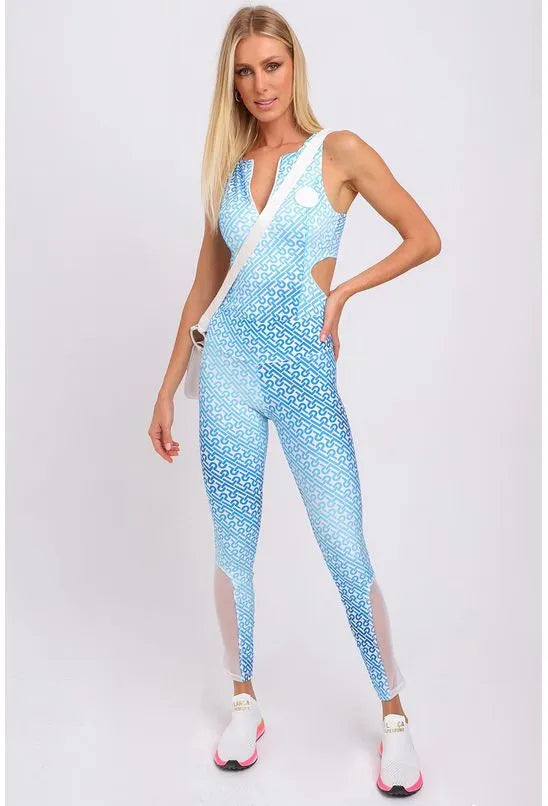 BODY ESTAMPADO ZÍPER FRENTE LANÇA PERFUME