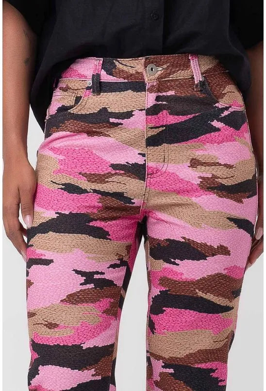 CALÇA SARJA LOLA ESTAMPADA FORUM