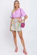 CAMISA CROPPED COM BOLSO MYFT