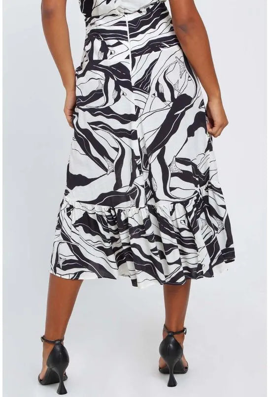 SAIA MIDI ESTAMPADA FORUM