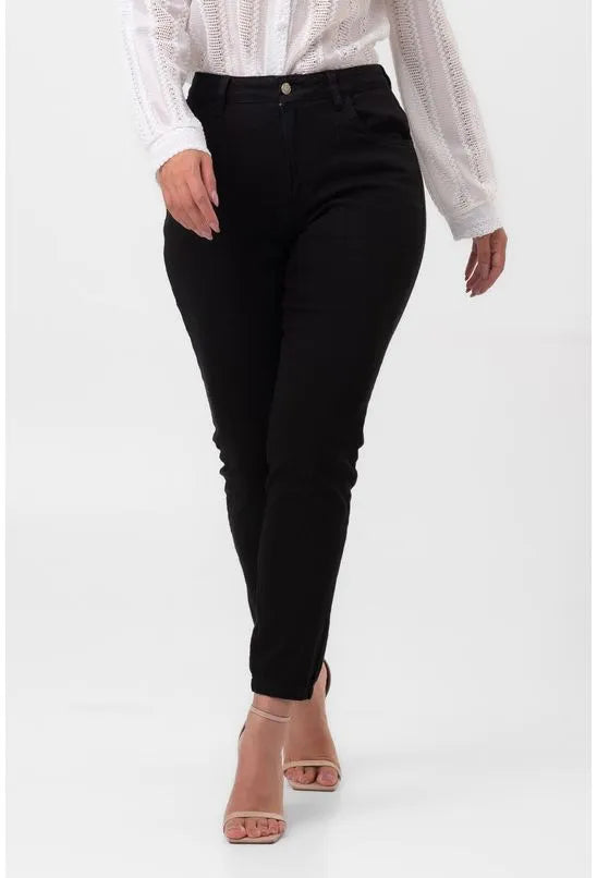 CALÇA JEANS SKINNY PRETA LABRAVA