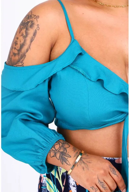 CROPPED BABADO MERCATTO