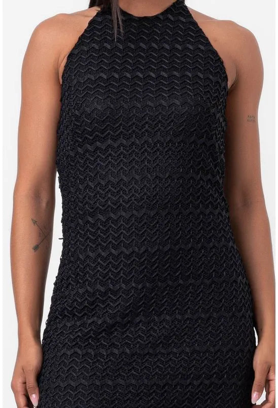 VESTIDO RENDA CURTO PRETO LABRAVA