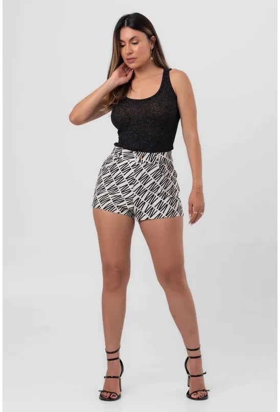 SHORTS JACQUARD CAVADO GRAPHIC WHITE LABRAVA